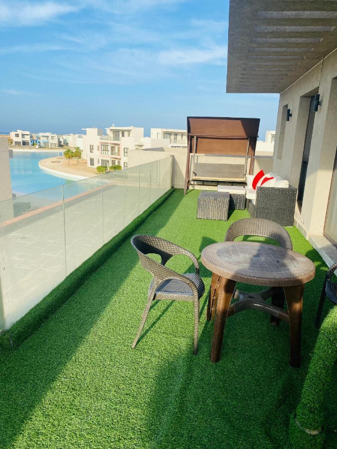 Lovely Penthouse 4- Bedroom Directly On The Lagoon El Alamein Exterior foto